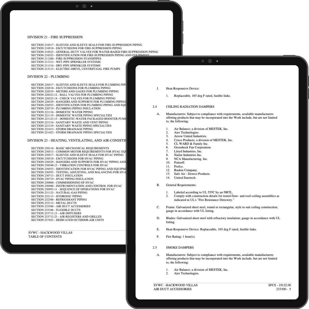 Construction planning dashboard showing project phases